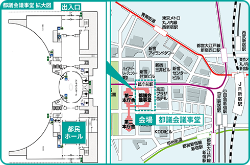 都民ホールマップ